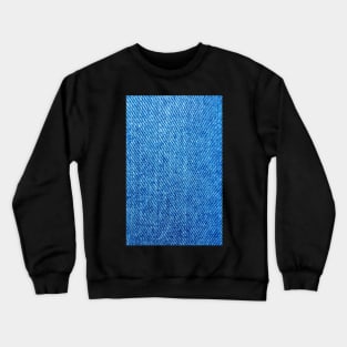 Denim Pattern Crewneck Sweatshirt